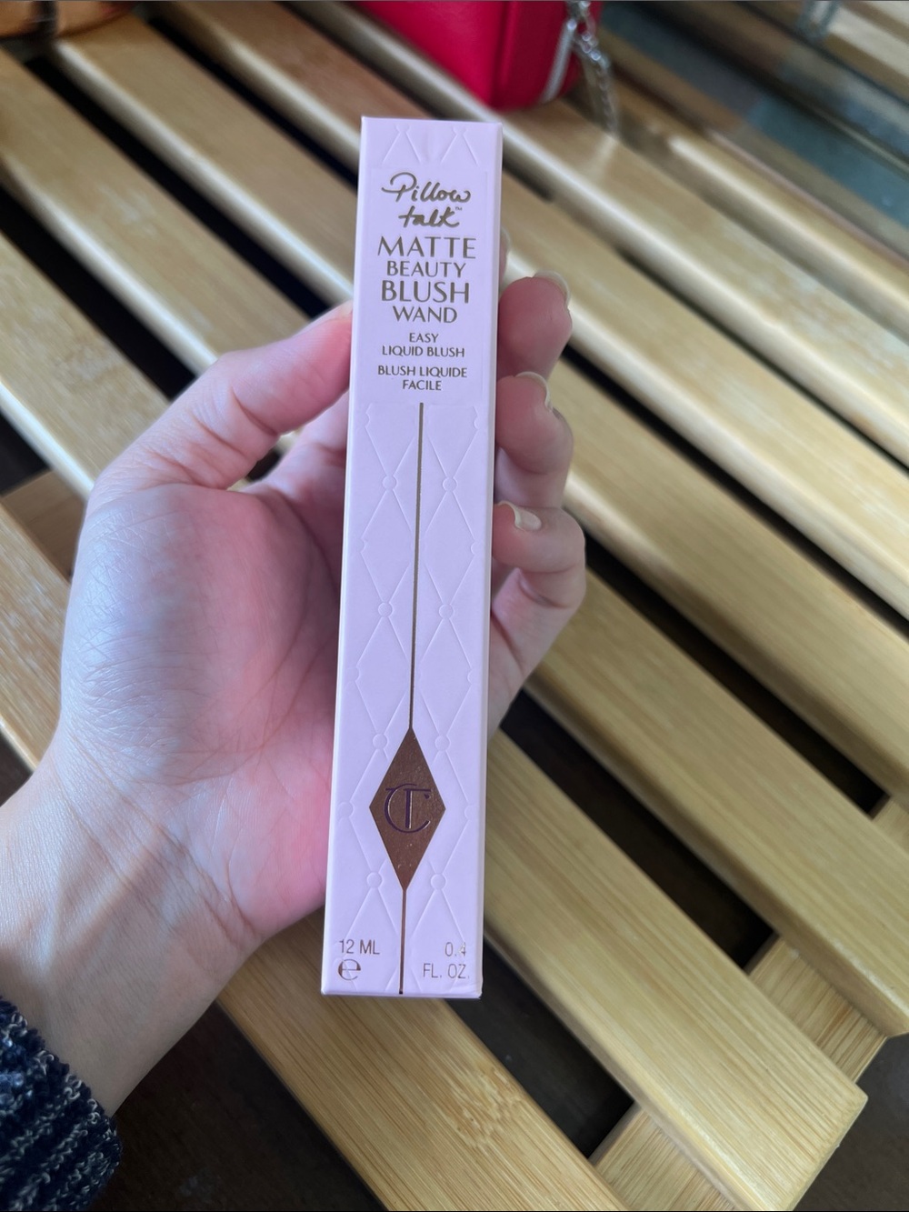 Charlotte Tilbury Matte Beauty Blush Wand — Light Pink Packaging